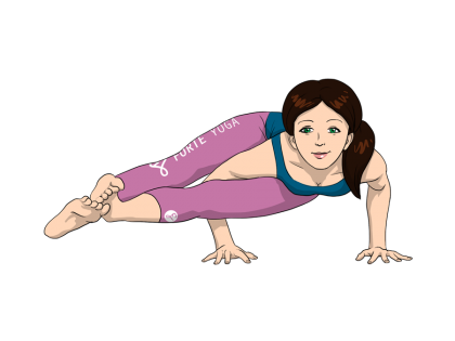 Eight Angle Yoga Pose