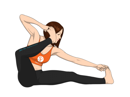 Bow to Ear Yoga Pose