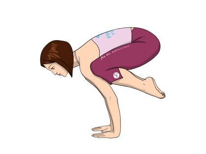 Crane Yoga Pose
