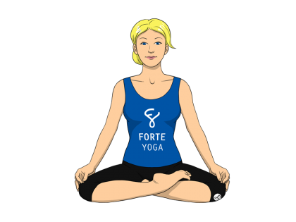 Half Lotus Yoga Pose