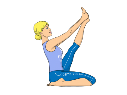 Heron Yoga Pose