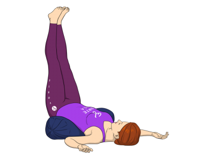 Legs Up the Wall Yoga Pose