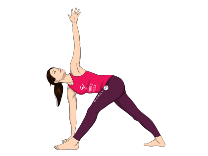 Revolved Triangle Yoga Pose