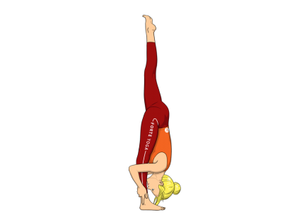 Standing Split Yoga Pose